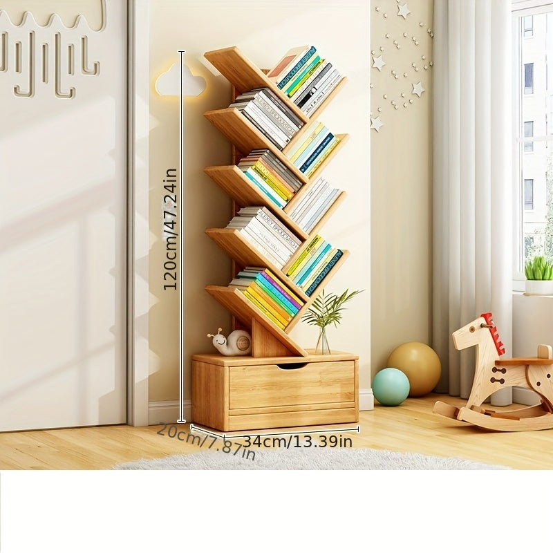 TreeShelf™ Vertical Bookcase – Stylish & Space-Saving Storage Solution
